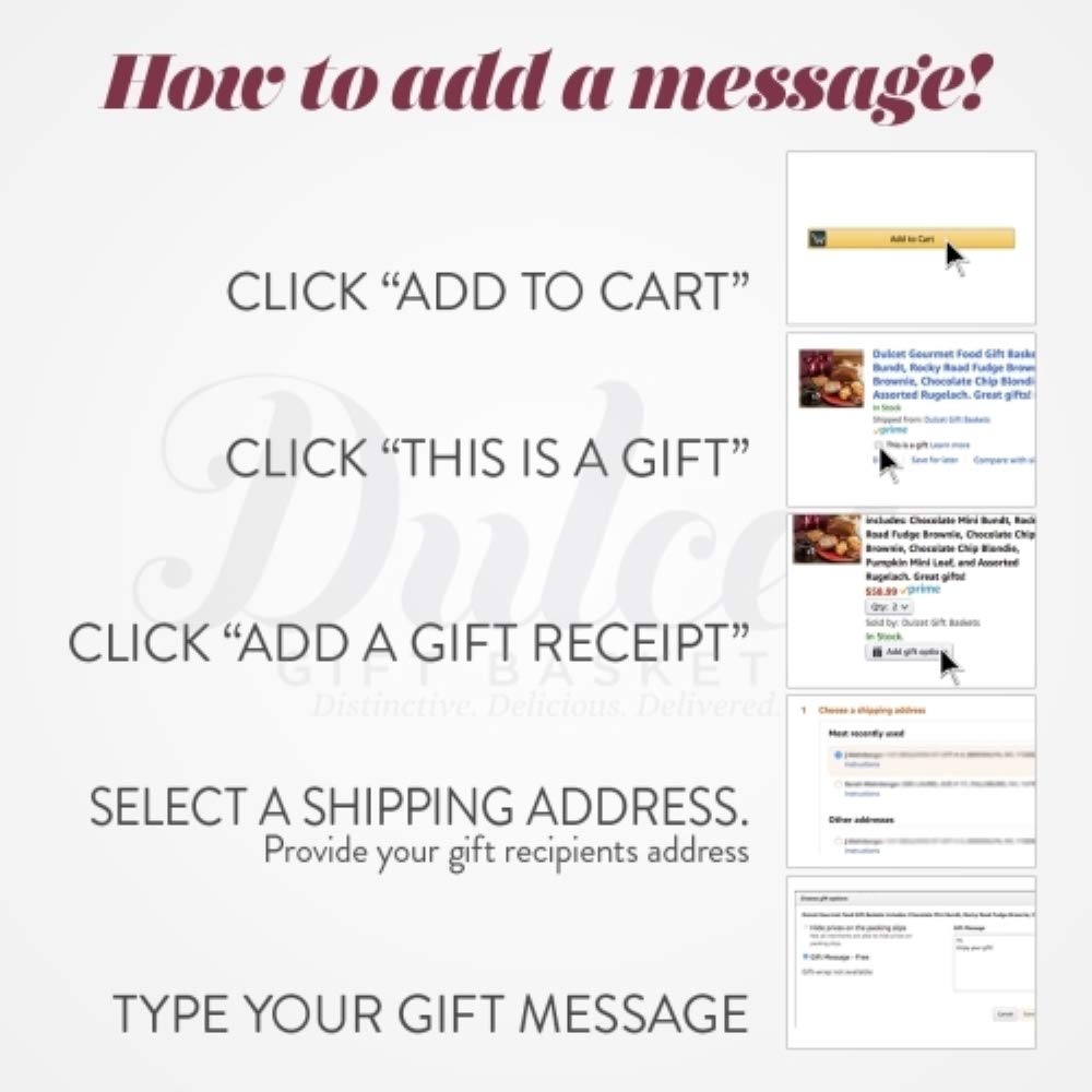 Gourmet Food Gift Baskets Get Well Wishes Congratulations Thank You Wishes Gift Baskets For Friends, Family, and Corporate Gifting by Dulcet Gift Baskets