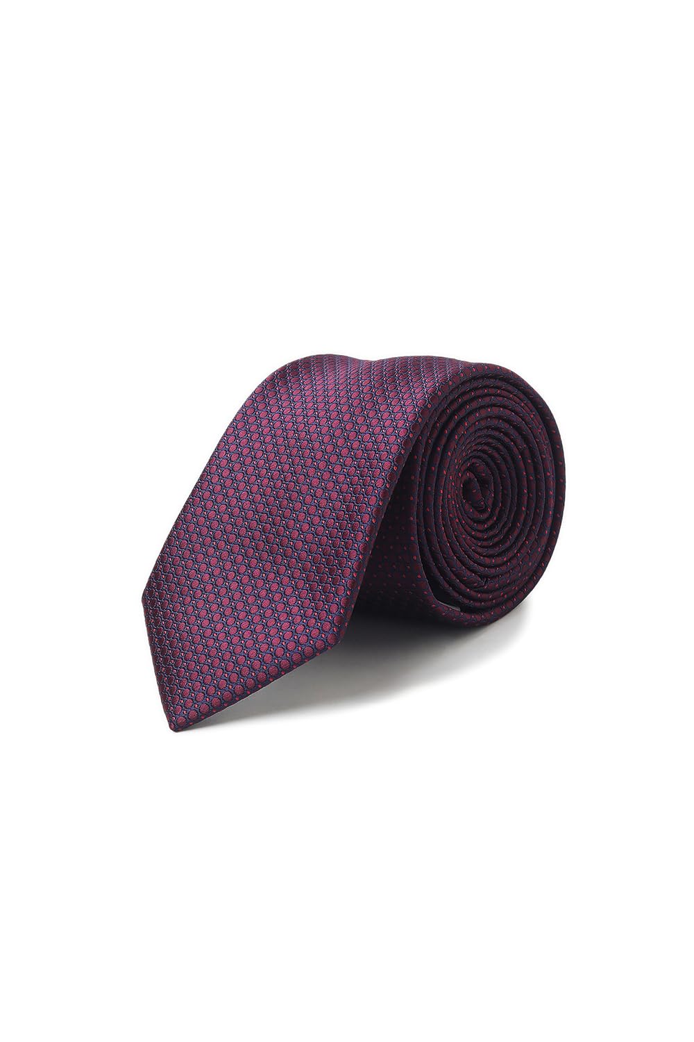 allen solly Men Purple Embroidered Formal Tie-picture-39
