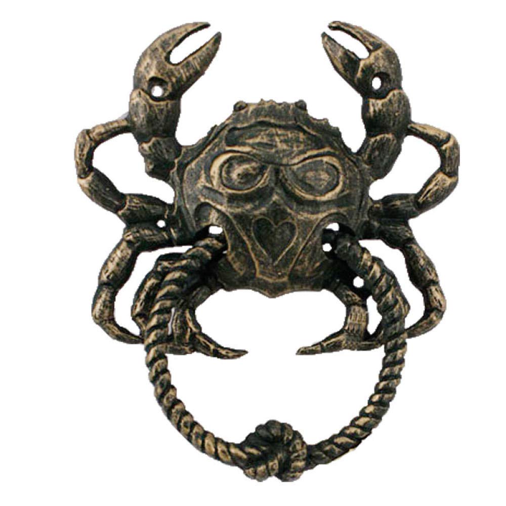 Heurtoir de porte crabe en fonte vintage décoration maison artisanat européen