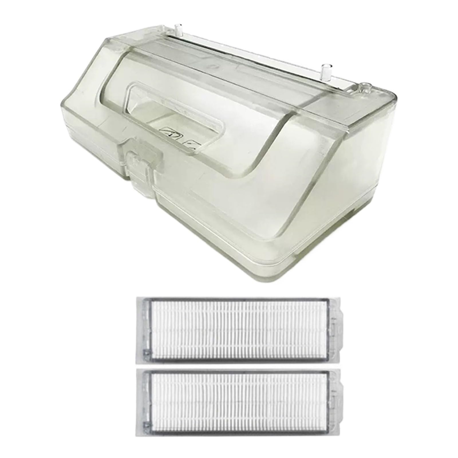 X psblty 2&1 Water Tank Dust Bin Box，Compatible For XiaoMi ， Robot STYTJ02YM MVVC01-JG ，Compatible For VIOMI， V2 Pro V3 V-RVCLM21B Sweeper Tank(Dust box with filter)
