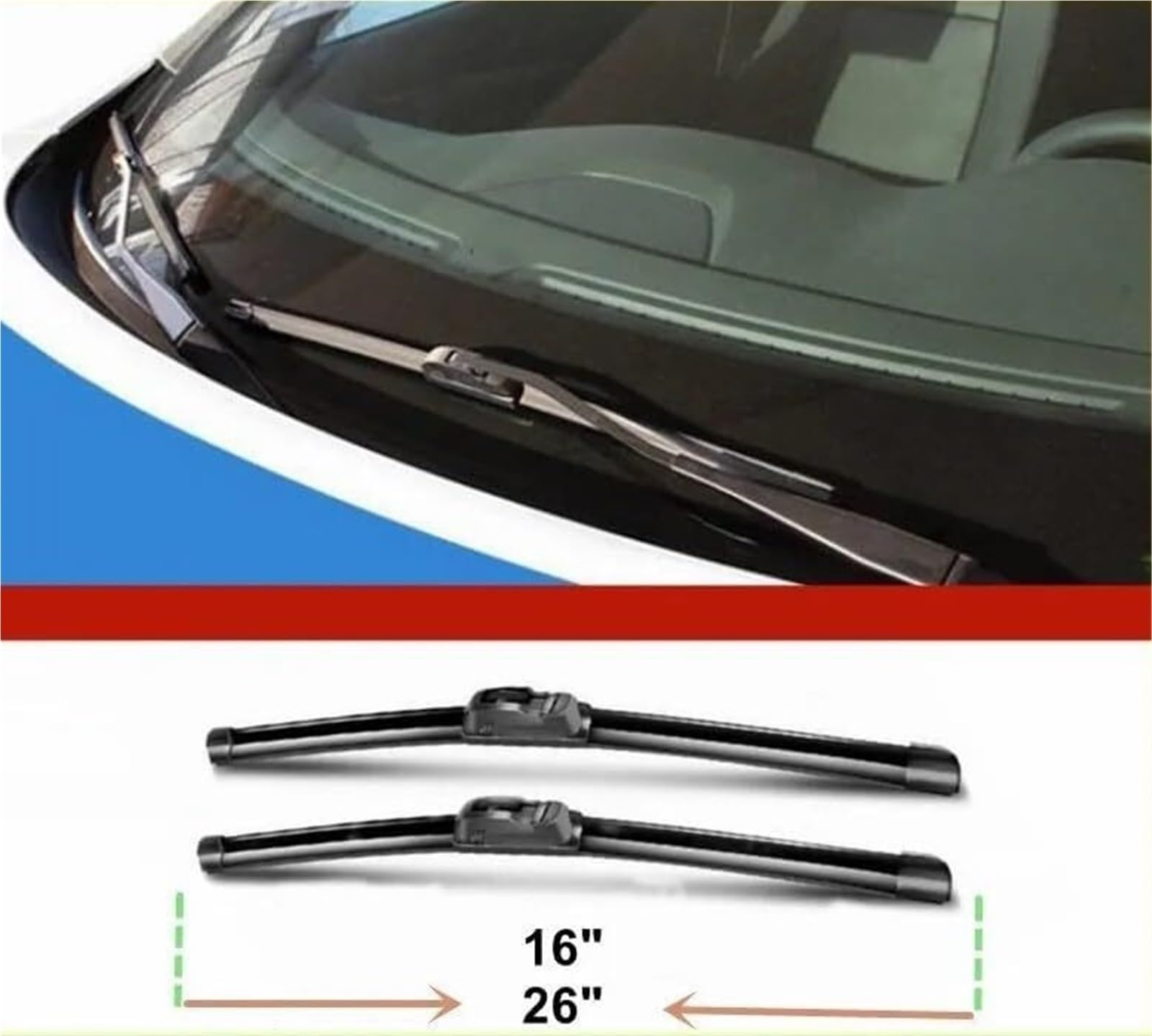 spazzole tergicristallo universali per auto Spazzola tergicristallo in gomma per parabrezza auto per KIA Stonic
