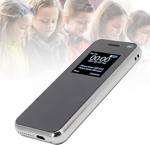 Miniatura 2 de GOWENIC Mini teléfono inteligente, teléfono infantil desbloqueado, teléfono celular de bolsillo, teléfono móvil portátil, 32 MB+32 MB, doble tarjeta