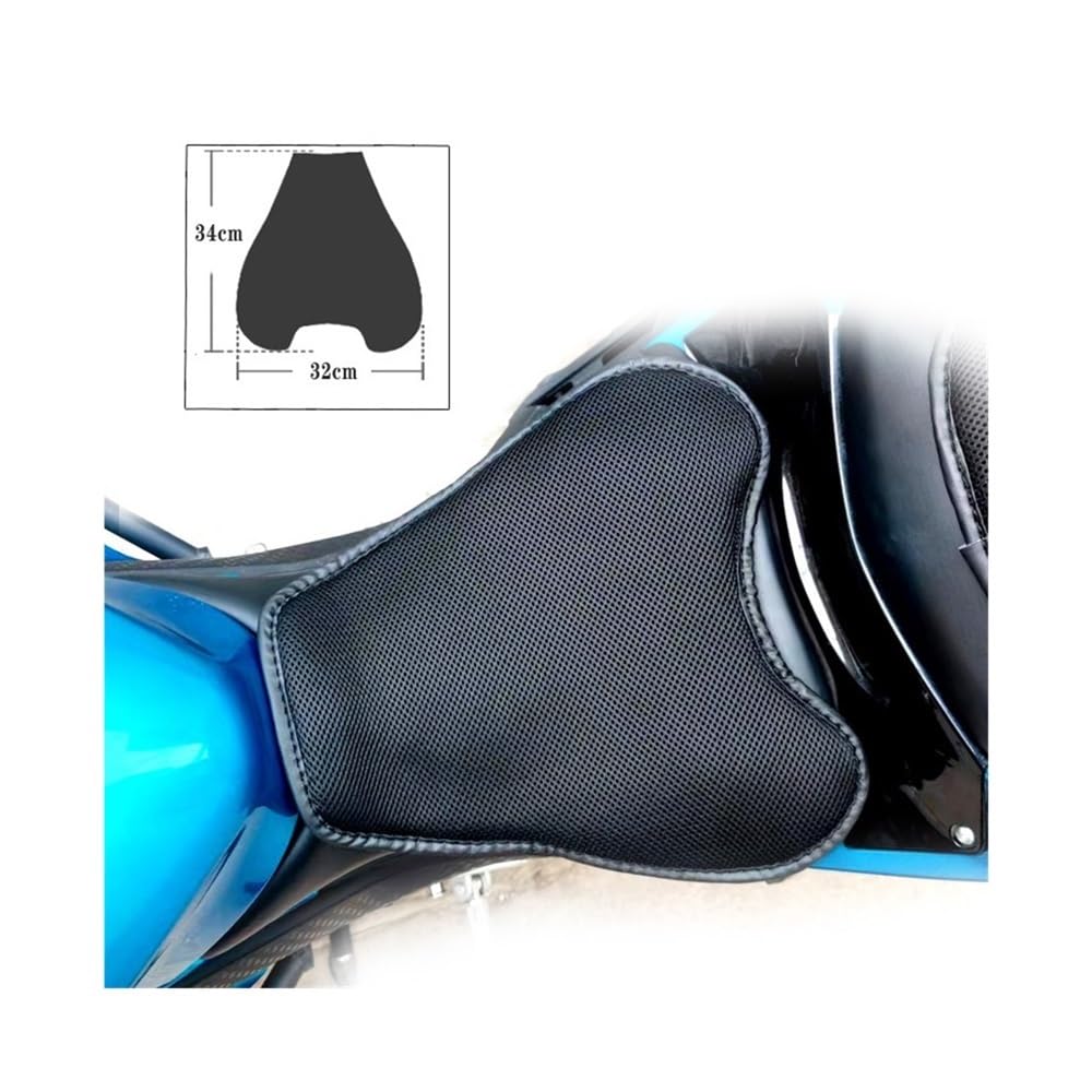 Coprisella per moto sportiva Cuscino del sedile di raffreddamento per moto Coprisedili traspiranti in rete universale per biciclette Coprisedile per Protezione antipolvere