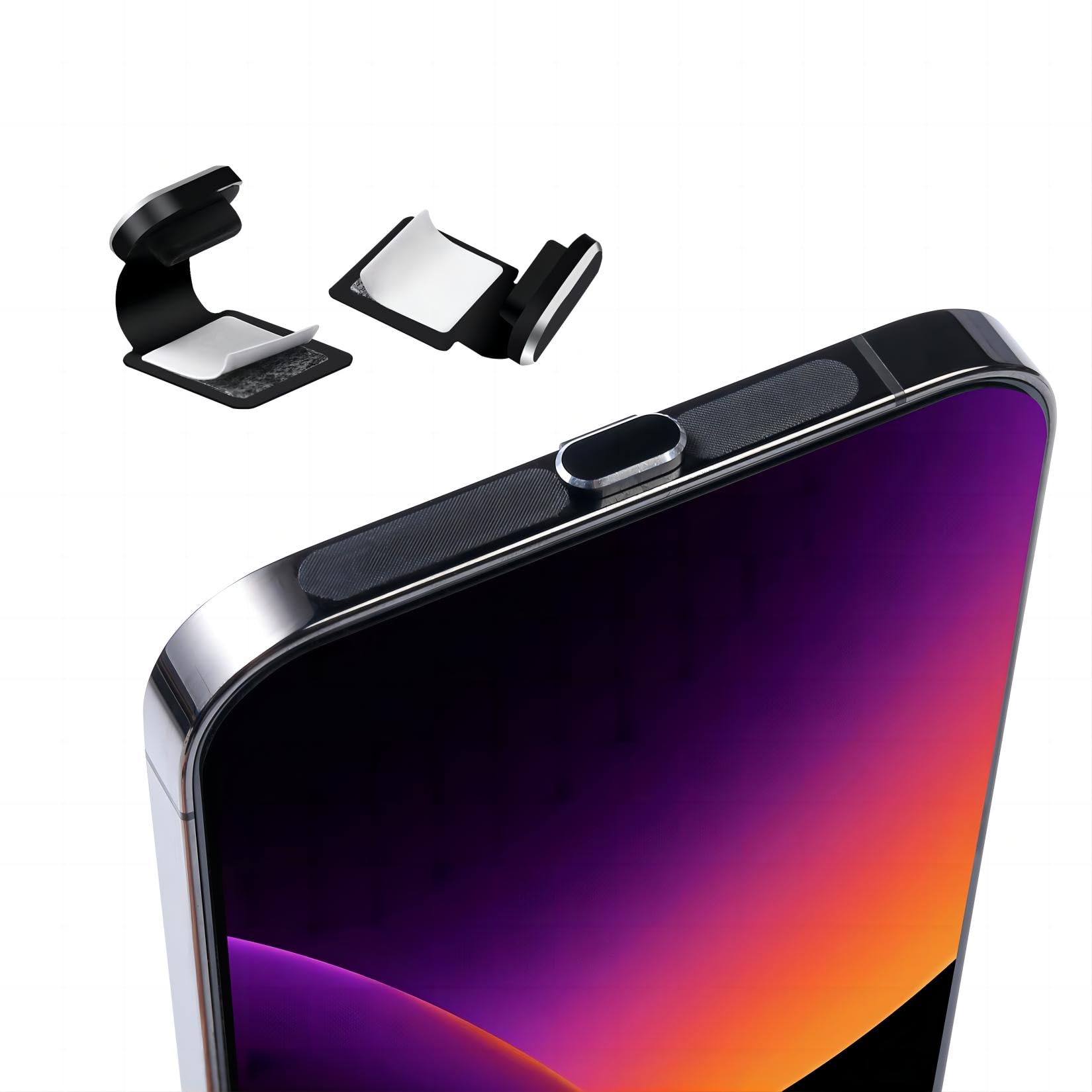 Tappi Antipolvere Per IPhone - Protezione Porta Lightning E Altoparlanti, Set Con Nastro Adesivo - Foto 13