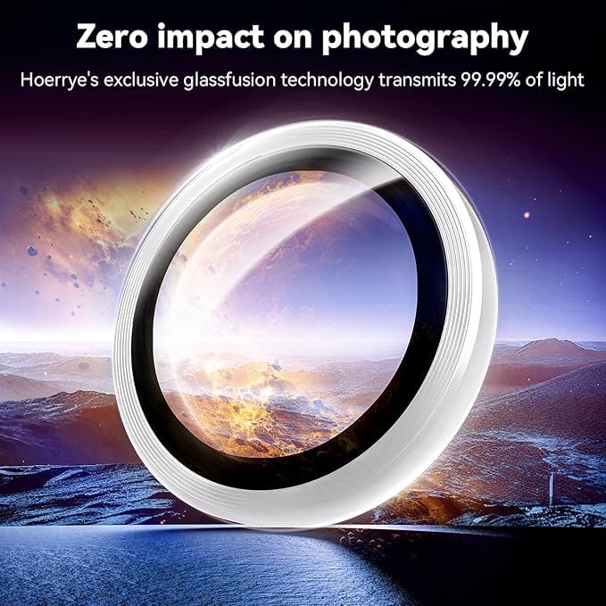 Image of Camera Lens Protector for SAMSUNG GALAXY S25 ULTRA TITANIUM GREY HD Clear Camera Guard Case Friendly Scratch Resistant Camera Cover Full Coverage Camera Guard Waterproof Heavy Duty Camera Protector