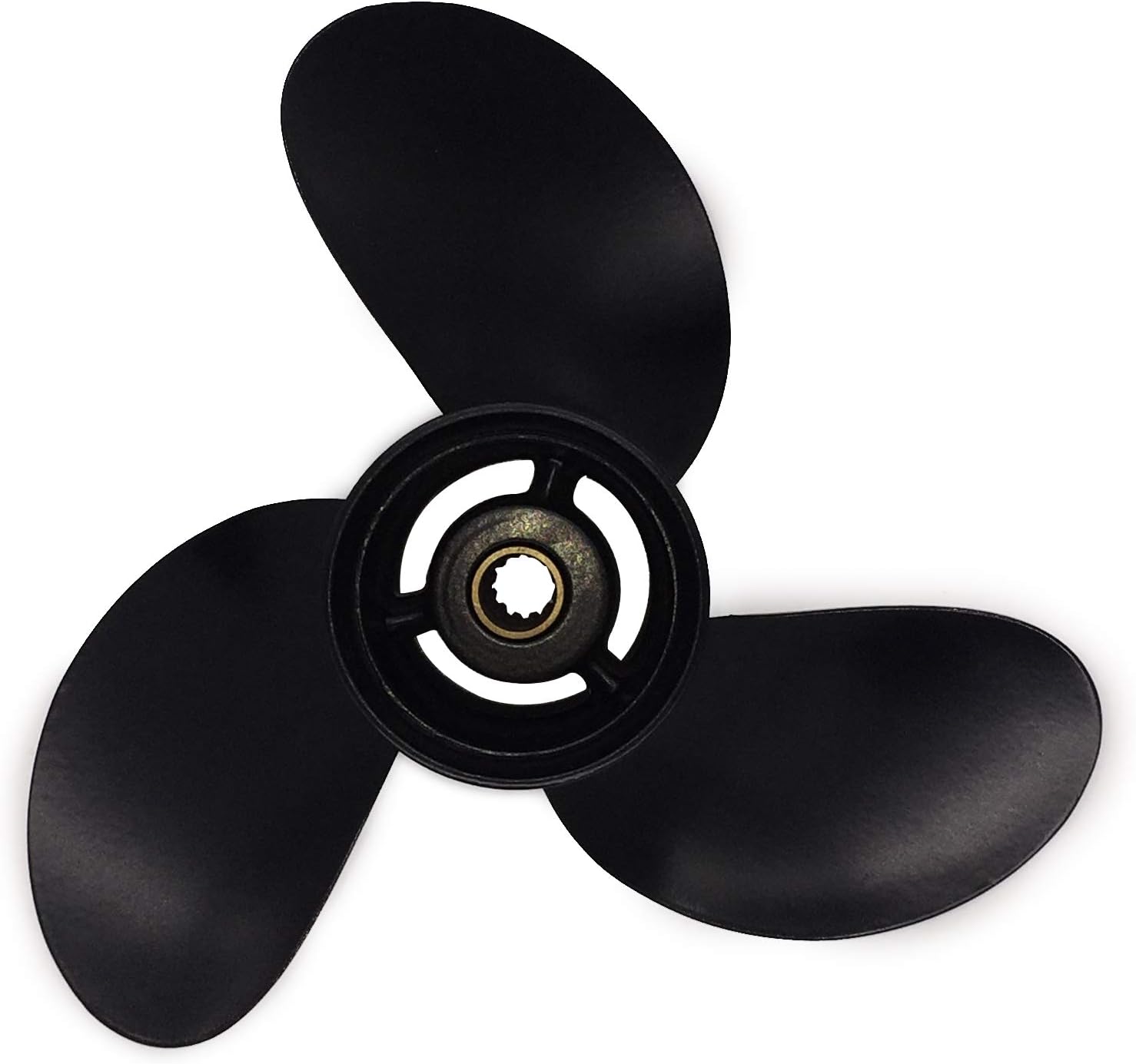 8.5x7.5 8.5x8.5 8.5x9 8.5x9.5 Aluminum Propeller for Tohatsu Mercury Nissan Outboard Motor 12 Tooth 8 1/2x7 1/2 8 1/2x8 1/2 8 1/2x9 8 1/2x9 1/2
