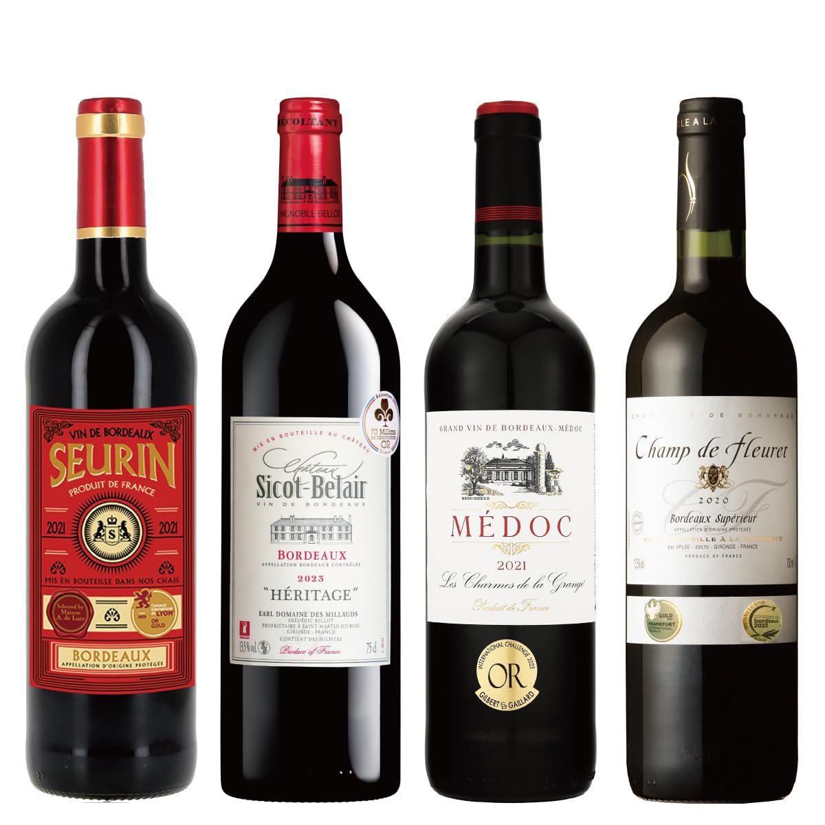 Amazon.co.jp: 新 赤ワインセット 旨い！【“ワイン通”向け】 フランス