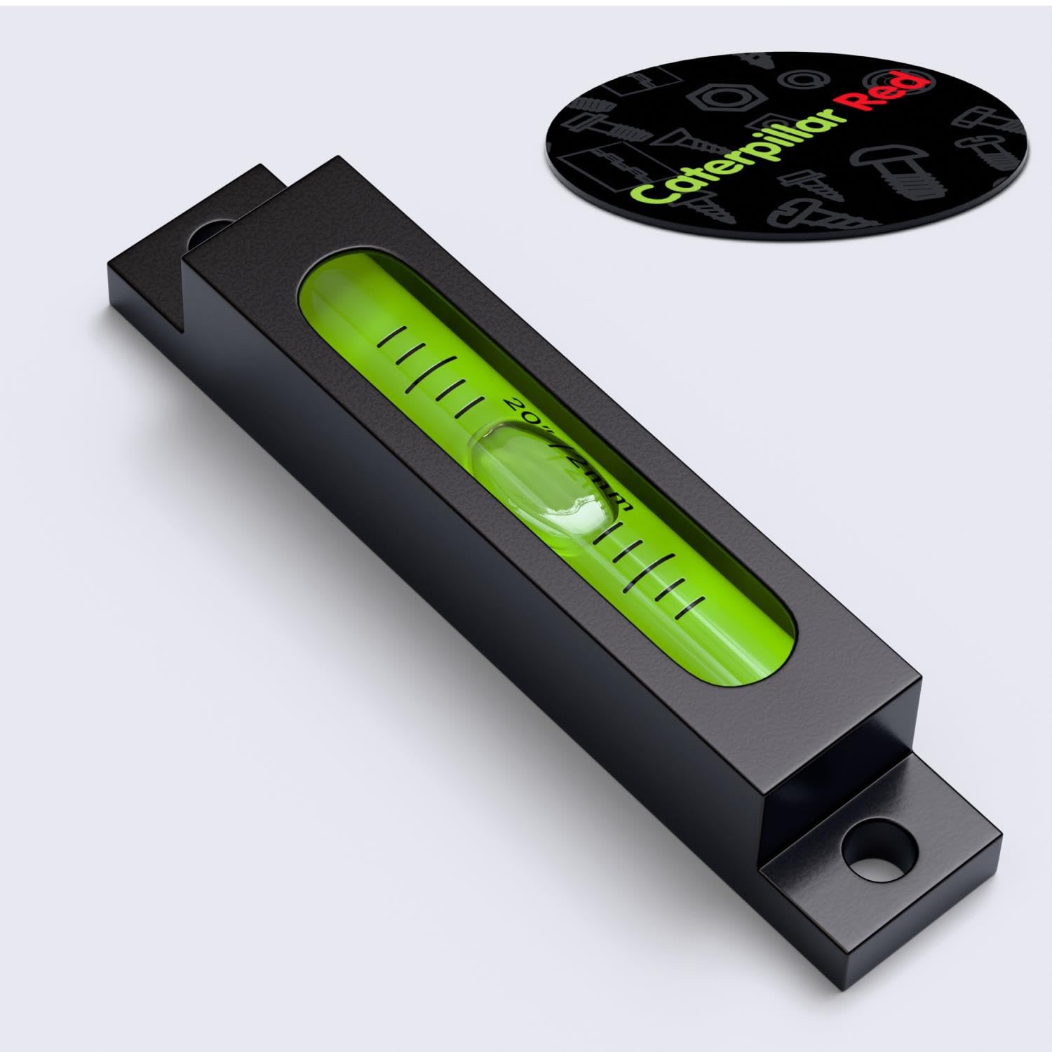Nivel de precisión metálico, ampolla de repuesto para nivel de burbuja, ampolla tubular cilíndrica, sensibilidad precisa, MGV-791515-GB