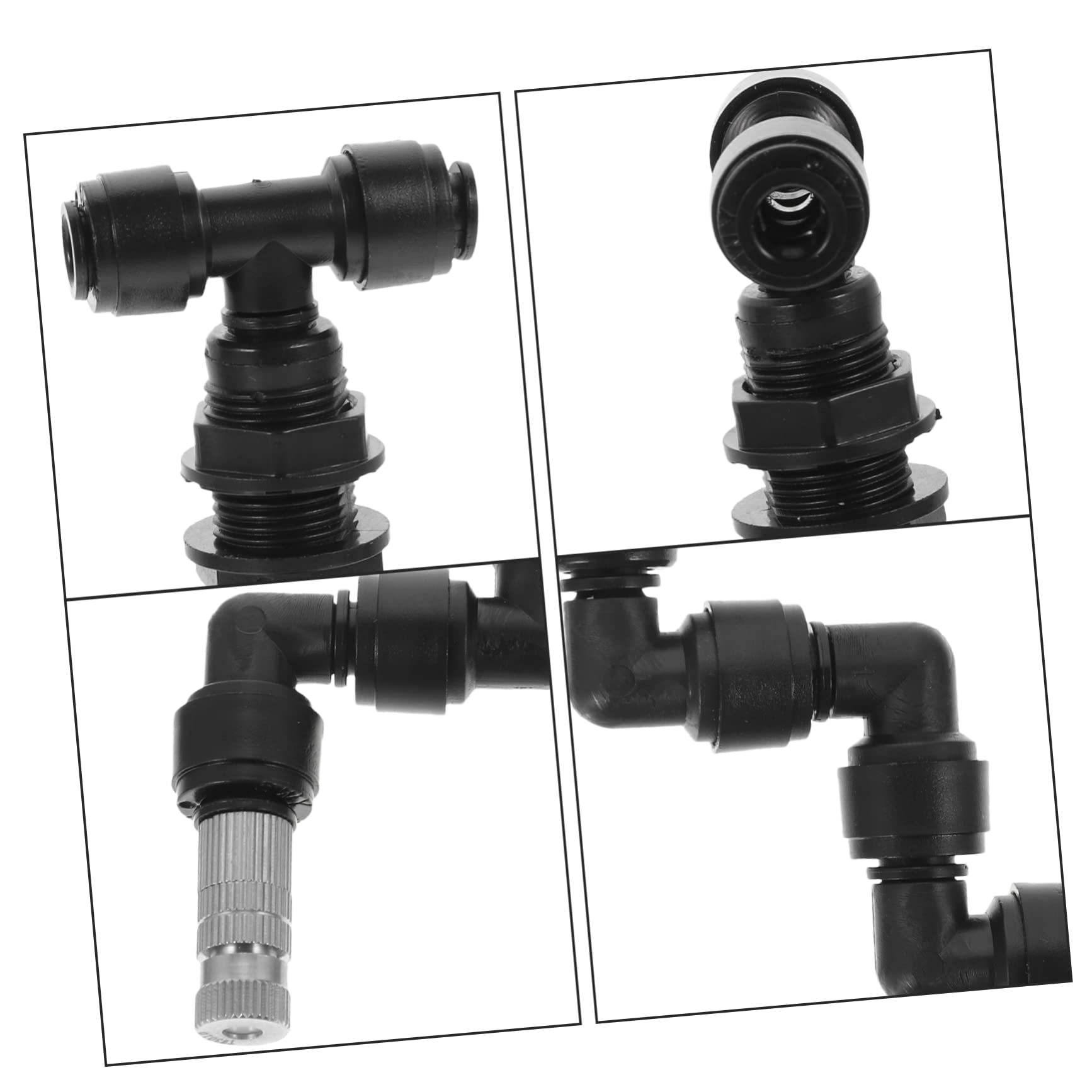 4 boquillas rociadoras para terrarios y Jardines de Reptiles, para humidificación y Uso en Exteriores. Suministros para Reptiles con función de nebulización.