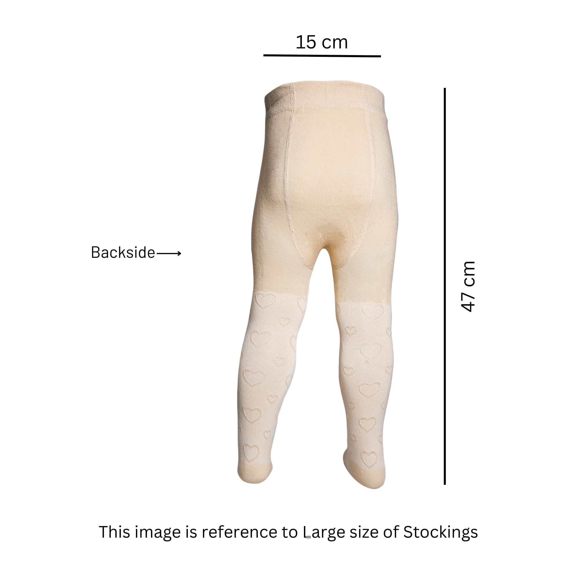 THE LITTLE LOOKERS Baby Tights Thick Toddler Seamless Knit Leggings Solid Cotton Stockings Footed Pants Pantyhose for 5 Months - 2 Years Baby (6 Months-24 Months, Skin) 4
