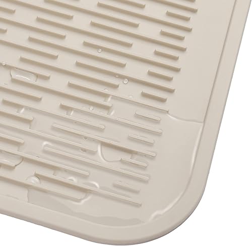 Miniatura 221 de Tapete de silicona para secado de platos para múltiples usos, fácil de limpiar, ecológico, resistente al calor, tapete de silicona para encimera