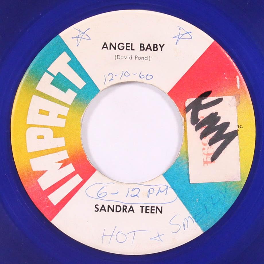 SANDRA TEEN angel baby IMPACT 45 blue wax