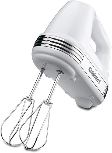 Cuisinart HM-70 Power Advantage Batidora de mano de 7 velocidades color blanco