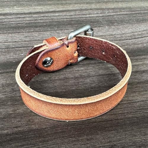 Punk Rock Adjustable Belt Buckle Wristband Old Pu Leather Cuff Bracelet2