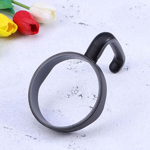 Miniatura 4 de Hemoton Mango térmico para vasos de 20 onzas, mango térmico para vasos, mango de vaso para vasos de acero inoxidable de 20 onzas (negro)