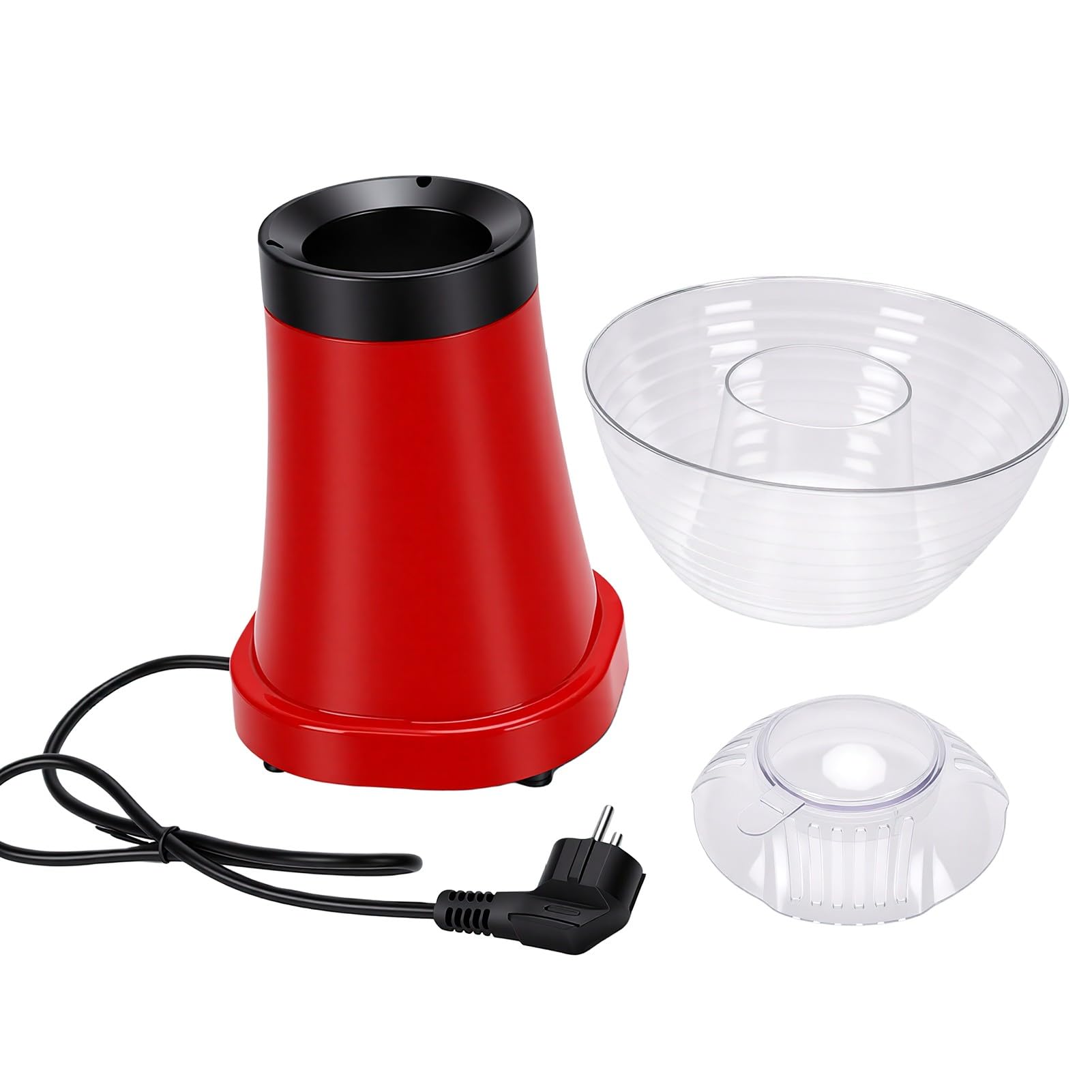 Luocute Máquina para Hacer Palomitas, Palomitera de Aire Caliente sin Aceite con Diseño Compacto para Aperitivos, for Noches de Cine, Fiestas Familiares, Hogar