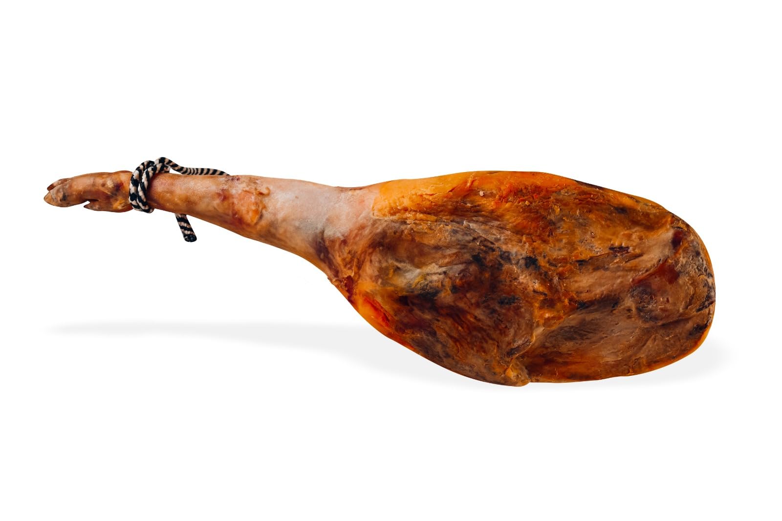 Hymor spanischer Schinken Reserva – 1x ca. 7,5kg – spanische Spezialität, Vorderschinken mindestens 12 Monate gereift, ganzer Jamon Schinken mit Knochen, aus dem besten Stück vom weißen Schwein