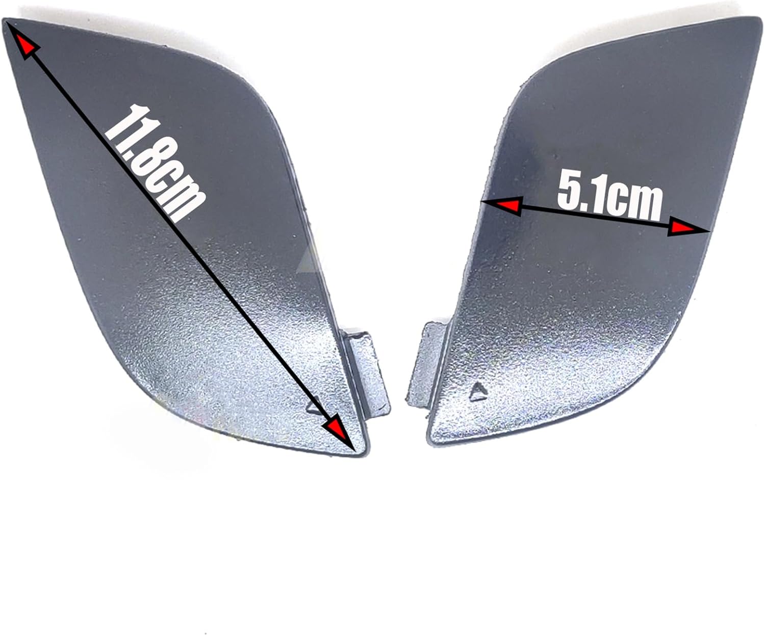 Front Tow Cover for 10-13 BMW X5 Series M Aerodynamics E70LCI 30i 35i 40i 50i 30dX 35i 40d 50i M50 xDrive sDrive 2010 2011 2012 2013 SAV Bumper Towing Hook Eye Cap 51118050697 (Pair-Black)