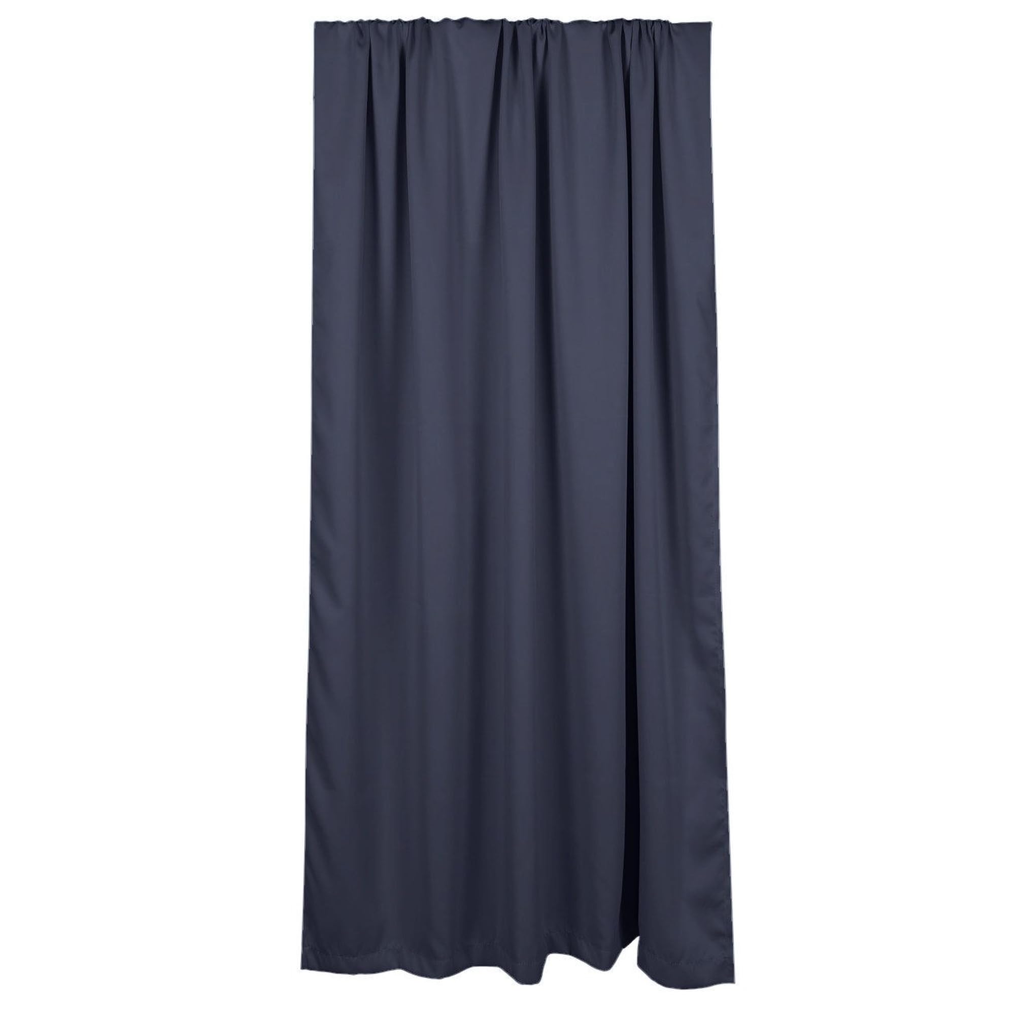 Rideau de salon 140x250 anthracite 2 pièces pour créer un coin cosy