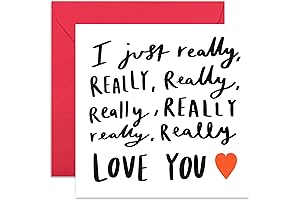 Old English Co. I Really Really Love You Funny Valentines Day Card