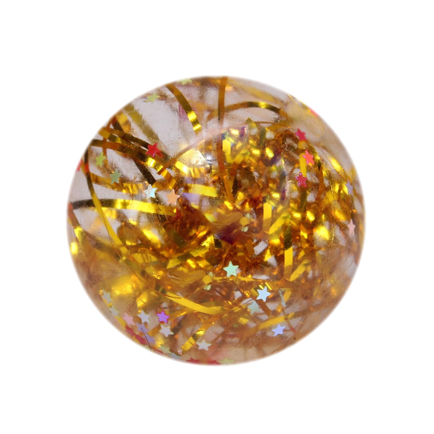 Fully Hand Squeezable Squishy Glitter Ball Stress Relief Toy for Kids and Adults