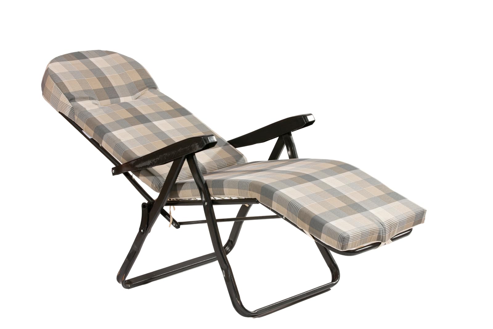 TECNOCUCI Materassino arrotondato per sdraio automatica - Ideale come cuscino per giardini ed esterni - Diverse Colorazioni Disponibili - 160x48cm - Spessore 4,5cm - Made in Italy
