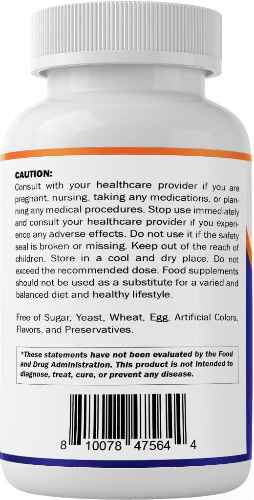Vitamatic Bacopa Monnieri 2500 mg Equivalent Per Serving (from 10:1 Extract 250 mg) Nootropic Herbal Supplement - 50% Bacosides, Non-GMO & Gluten Free - 180 Vegetable Capsules - Image 9