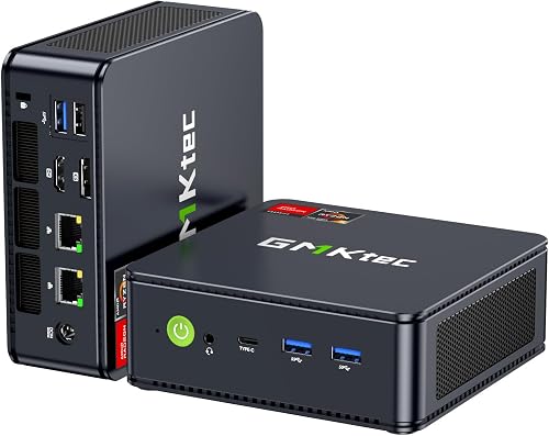 GMKtec Mini PC Ryzen 5 7640HS (stärker 6800H) mit grafikk…