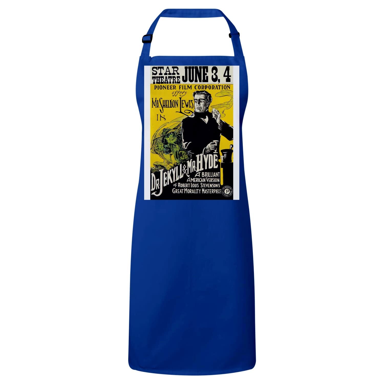 Tablier cuisine premium Jekyll Hyde en tissu robuste de cinéma - 4