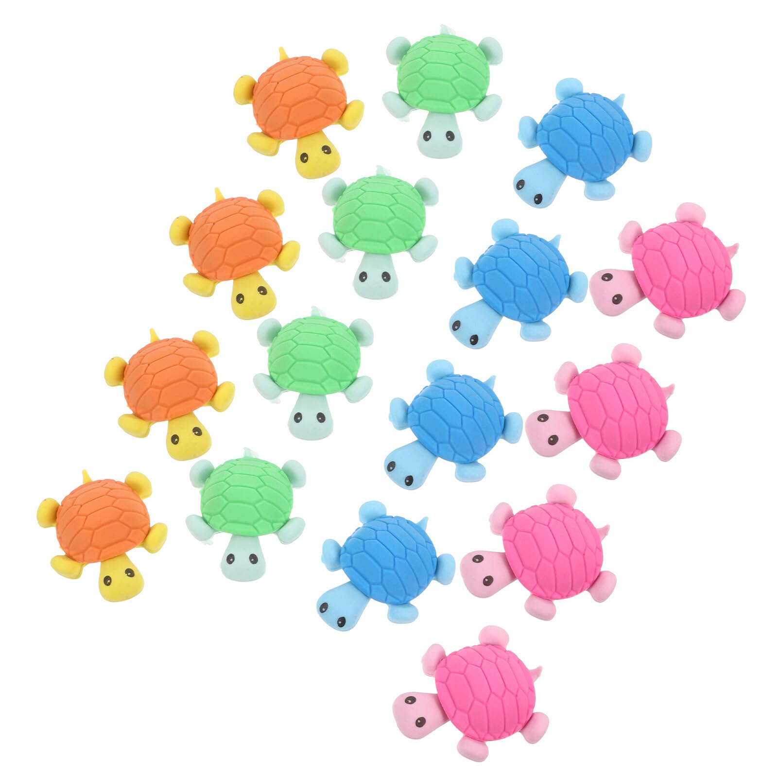 Sosoport 36 Gomme da Cancellare a Forma di Tartaruga per Set da 36 Pezzi Gomme per Studenti e Animali da Scrivania per Scuola Disegno e Bomboniere per Scuola Materna ed Elementare