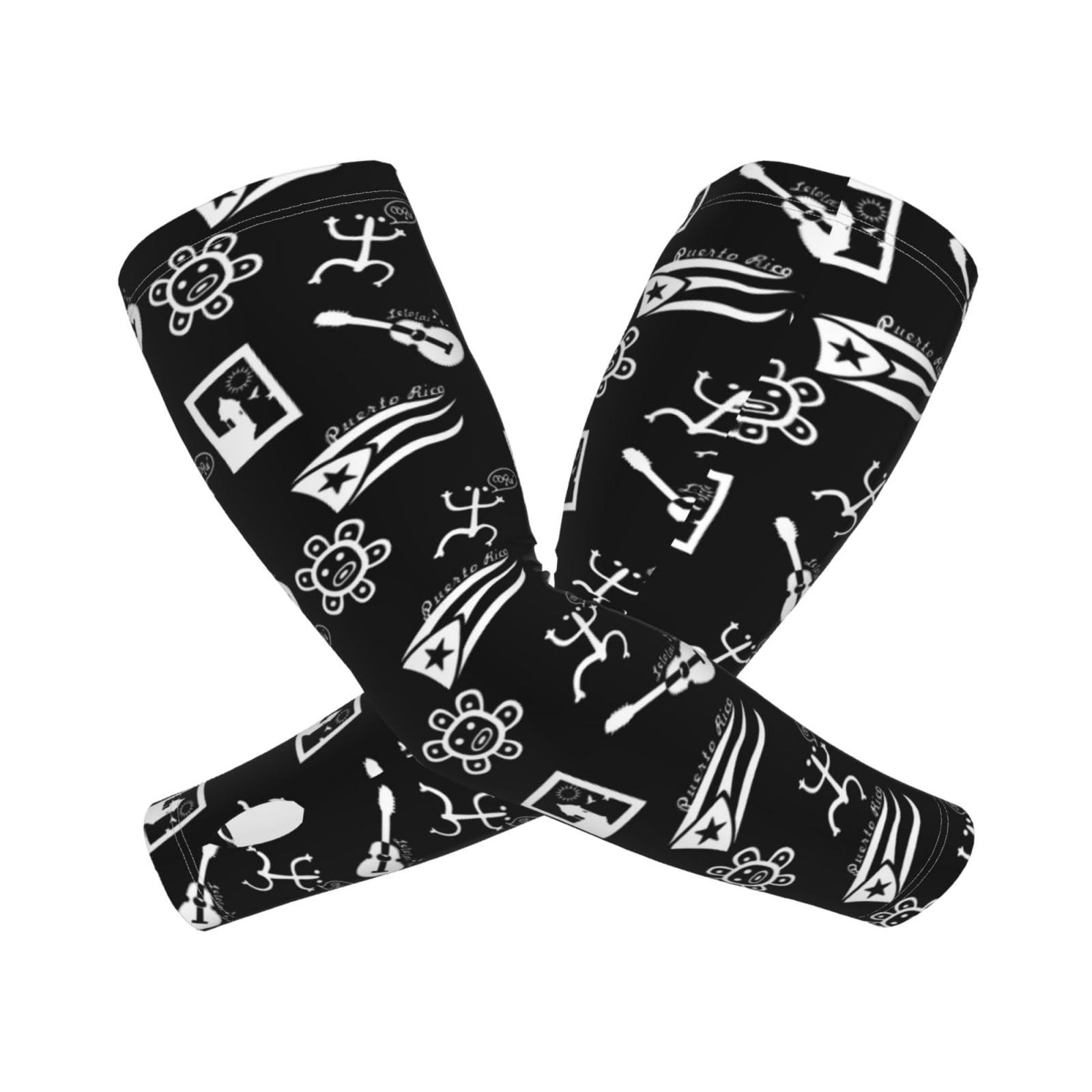 TKDYVAI Puerto Rico Arm Sleeves Puerto Rico Flag Arm Cover Sleeves Puerto Cooling Arm Sleeve Gardening Sleeves