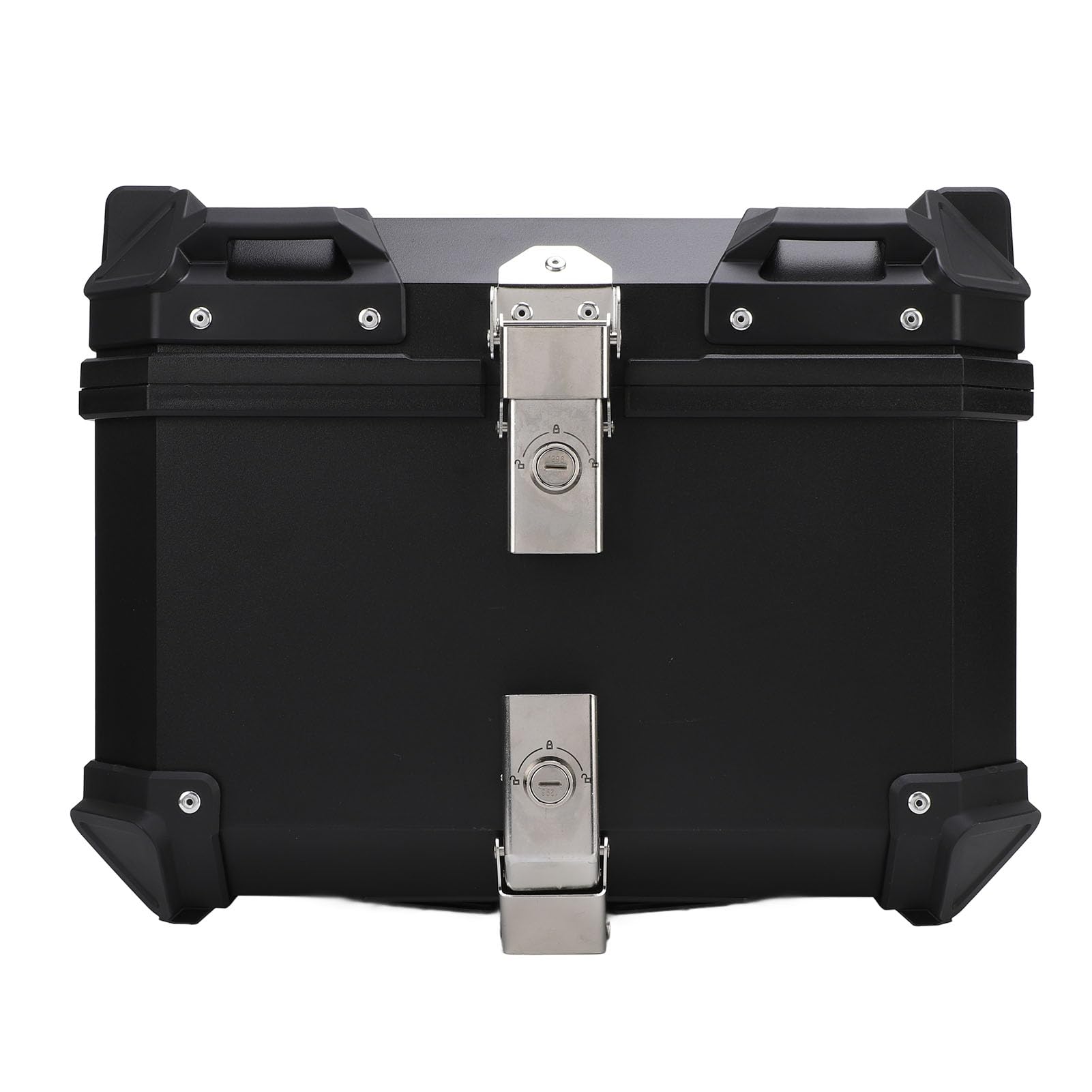 Ejoyous Kufer Górny z Tyłu Motocykla 45L ABS Skrzynia na Bagażnik Motocykla z płytką Szybkiego Uwalniania Wodoodporny, Zamykany Schowek 42 X 33 X 33 Cm dla Osób Dojeżdżających do Pracy w Trasie