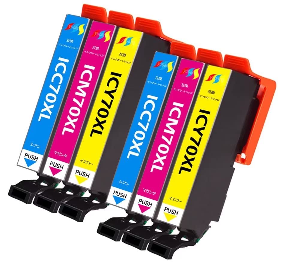 Amazon.co.jp: IC6CL70L EPSON用エプソン用互換インクカートリッジ70L