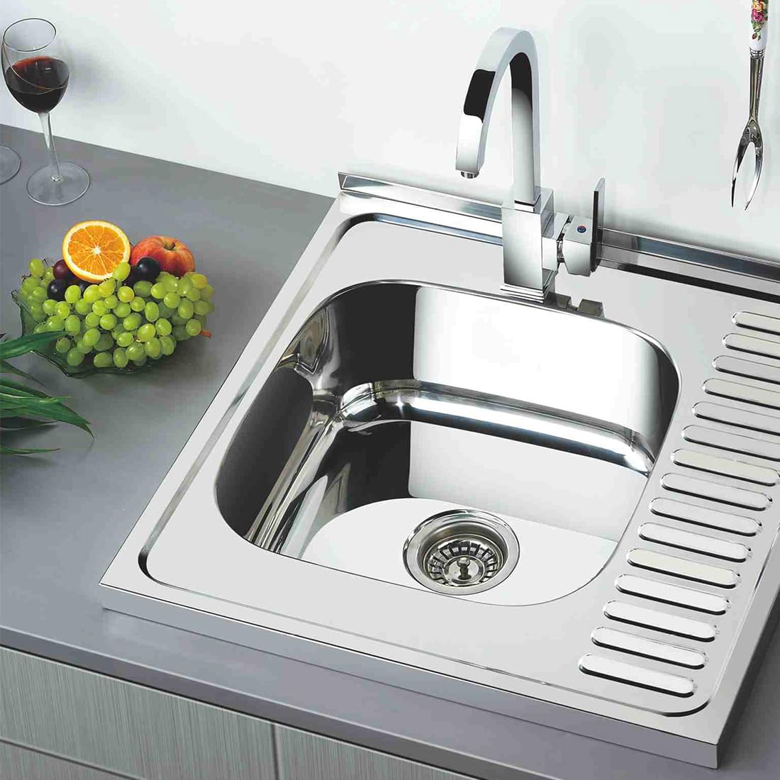 2 Tappi Per Lavello In Acciaio Inox 78mm - Filtro Scarico Cucina Con Chiusura Comoda - Foto 14