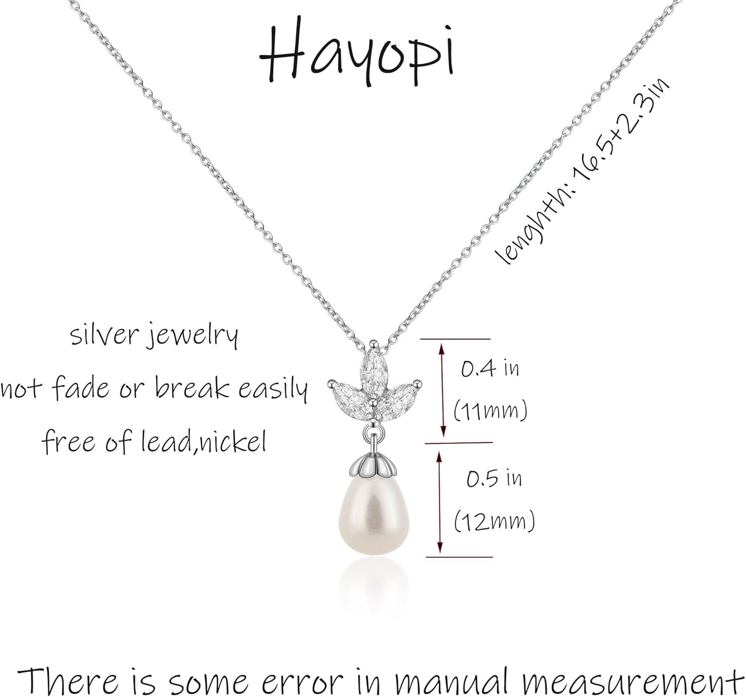 Pearl Necklaces for Women Trendy,14k Gold Plated Pearl Pendant Necklace Dainty Wedding Necklace Small Cute Gold Choker Necklace for Women Non Tarnish Gold Prom Jewelry Fashion Bridesmaids Gifts - Image 3