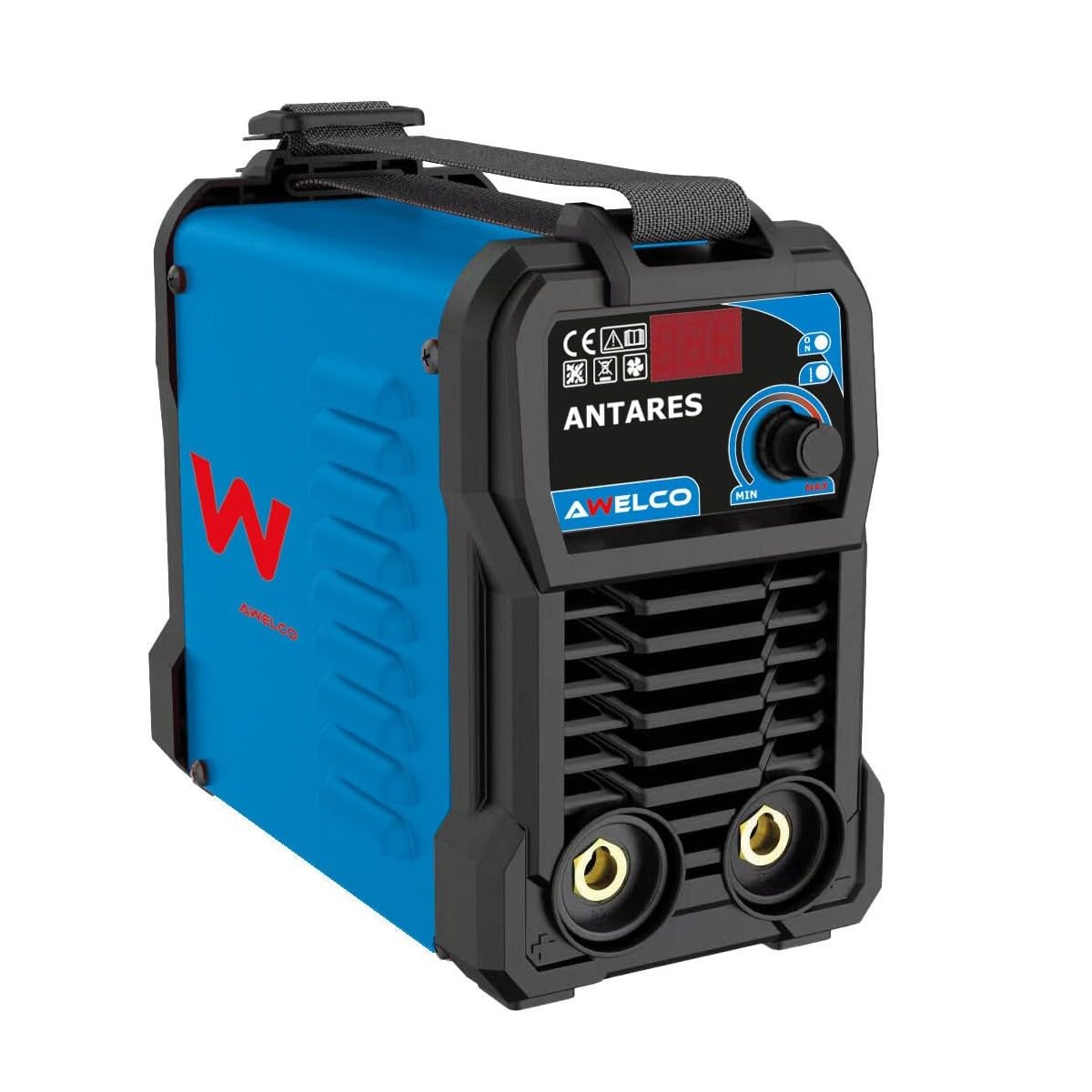 AWELCO - Poste à Souder 200A Soudeuse Inverter MMA IGBT Electrodes Ø1,​6 à 5,​0 mm Acier Inox Fonte