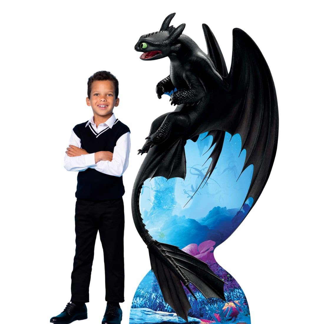 Star Cutouts SC1300 Toothless Dragon Night Fury - How to Train Your Dragon Cardboard Cutout Height 194cm Width 92cm
