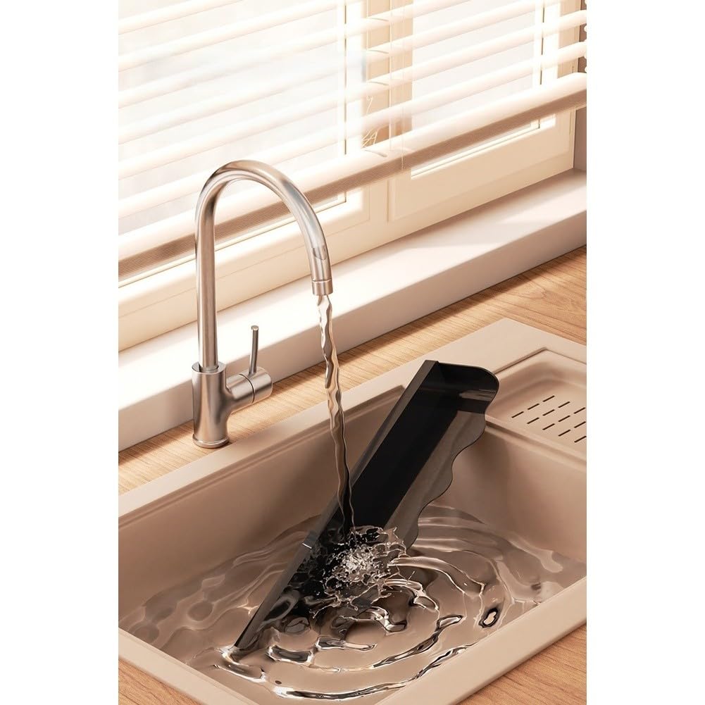 Protection anti-éclaboussures extensible en PP KiraKira pour évier de cuisine