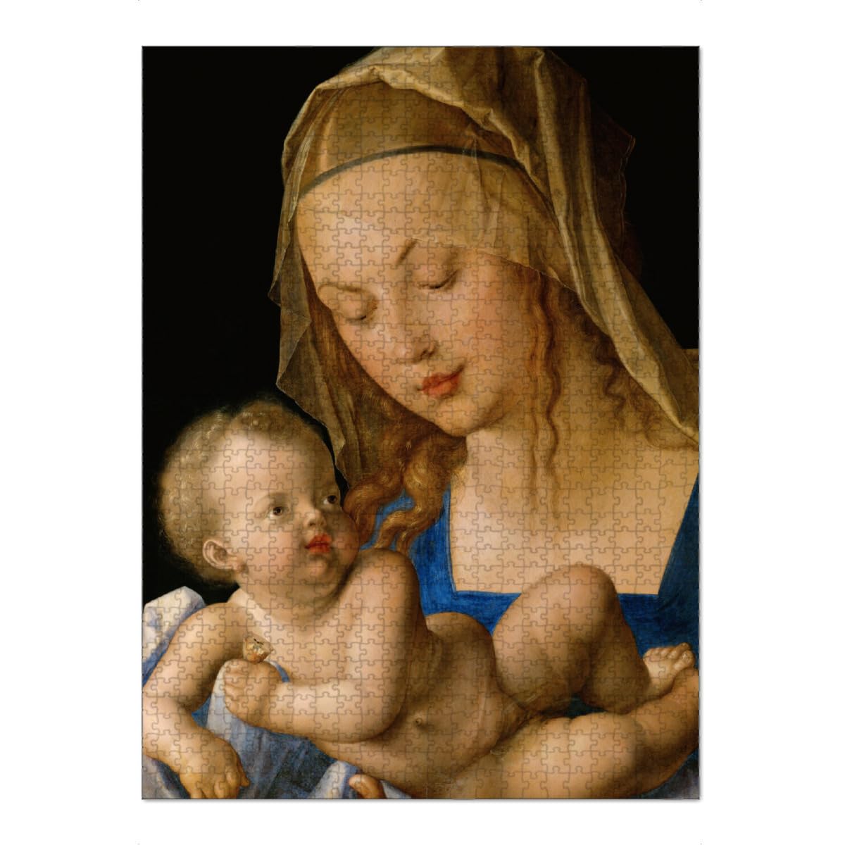 artboxONE-Puzzle XXL (1500 Teile) Für Kinder Maria mit dem Kind - Puzzle Albrecht dürer Art Baby