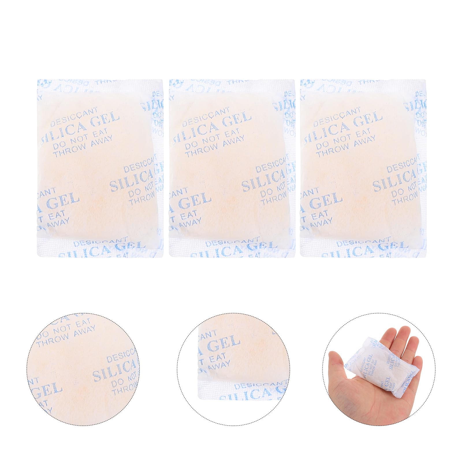 Desecante Alimenticio de Gel de Sílice 50 Unidades 20g