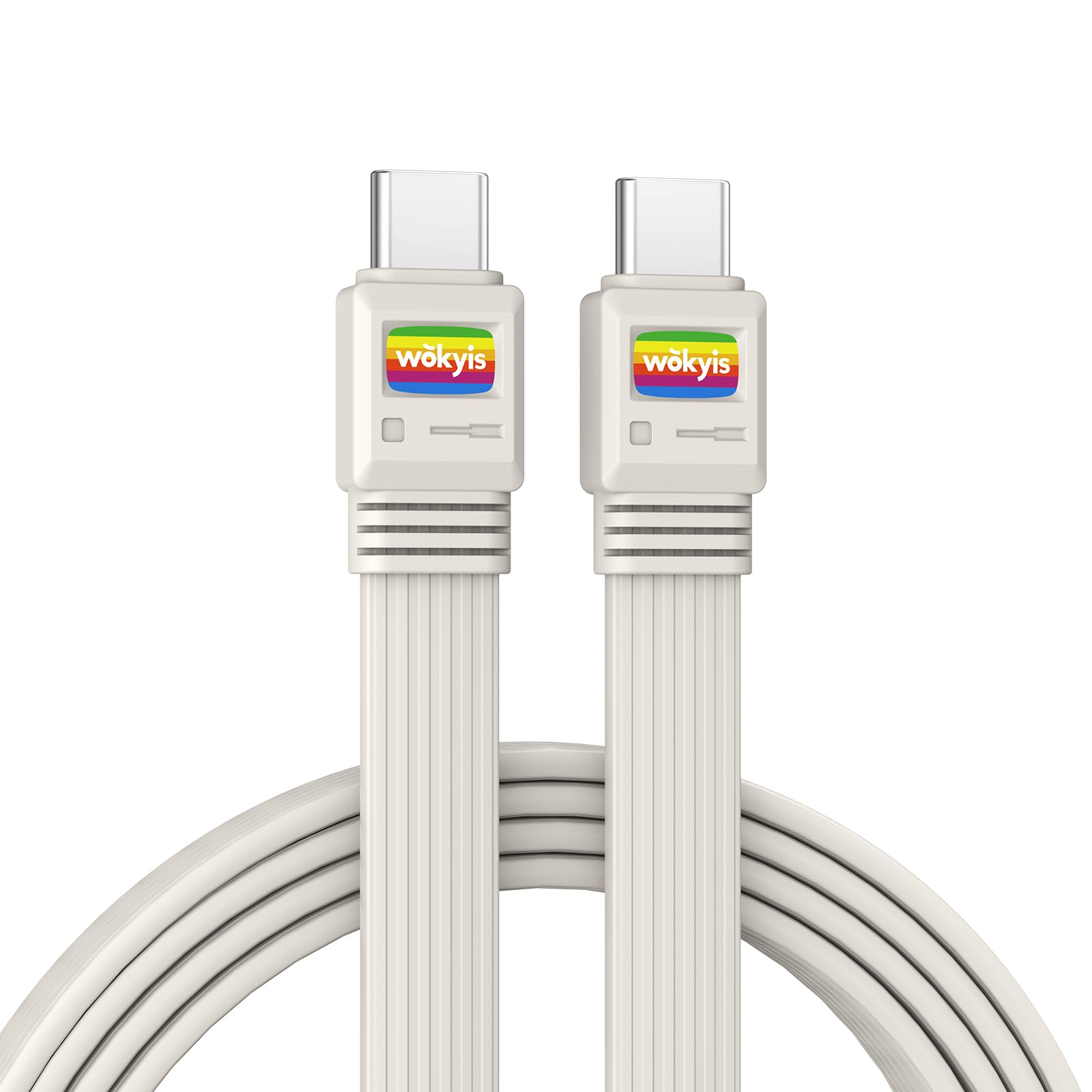 Cavo piatto USB 4 da 80 Gbps, 1 m, ricarica 240 W, video 8K a 60 Hz, compatibile con Thunderbolt 5/4/3