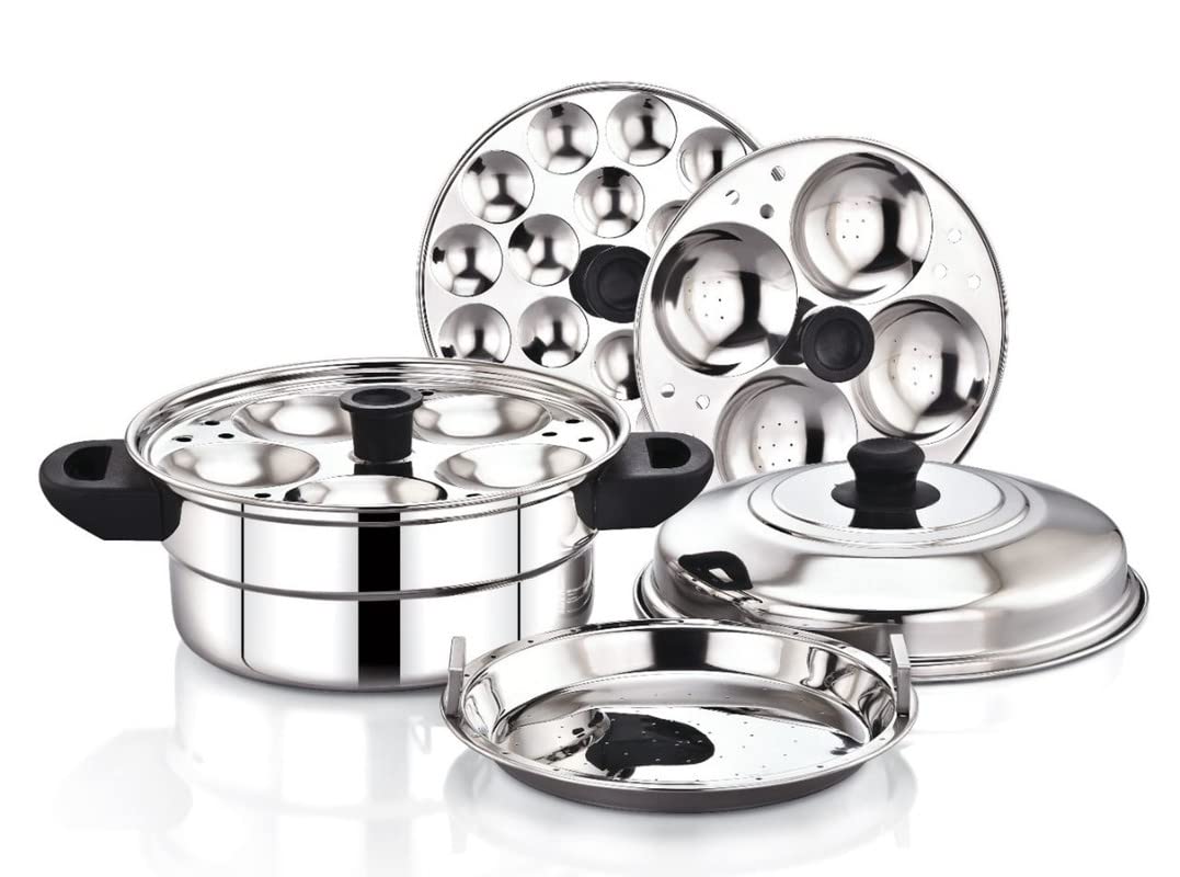 Diamond Stainless Steel Steamer Cum Idli Maker - Silver (B08PD4VTJL) Amazon Price History, Amazon Price Tracker