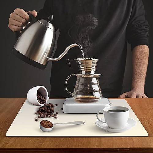 Miniatura 5 de ZLR Tapete de barra de café para encimeras (16 x 24 pulgadas, XL) Tapete absorbente para secado de platos que oculta las manchas para máquinas de