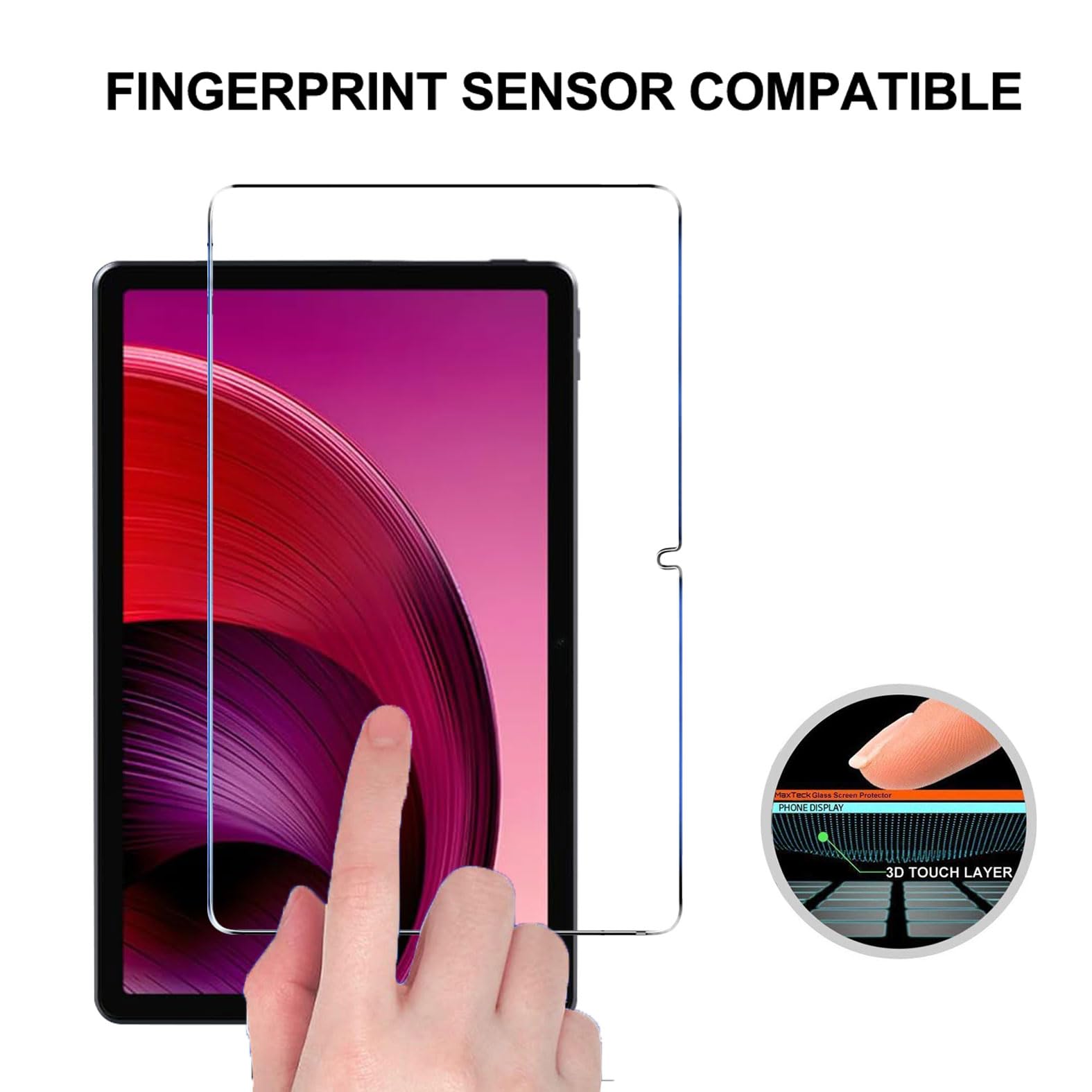 Pellicola Protettiva In Vetro Temperato Per Xiaomi Redmi Pad SE 11 (2023) | Confezione Da 3 Con Durezza 9H | Antigraffio E Anti-bolle | Bordo 2.5D