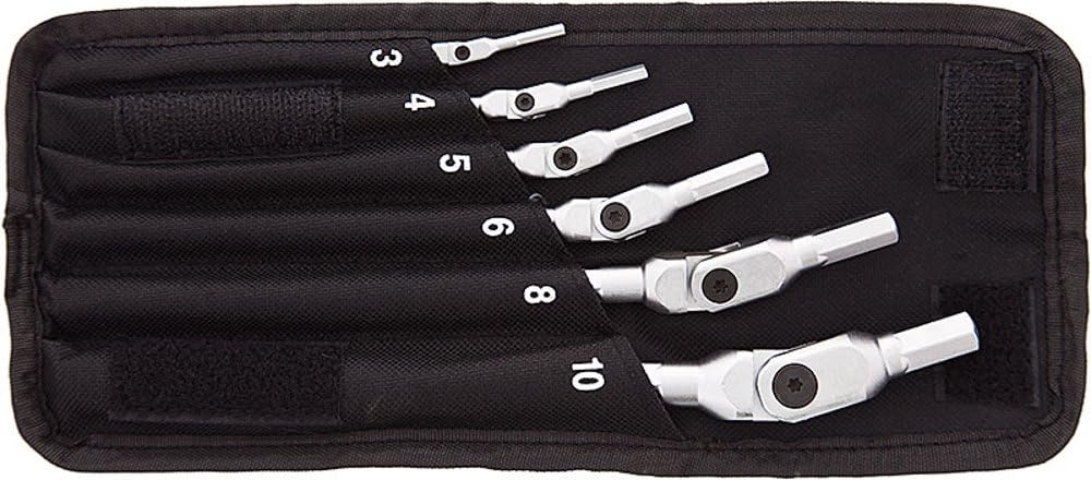 SET 6 CHROME HEX-PRO WR 3-10MM POUCH/BOX