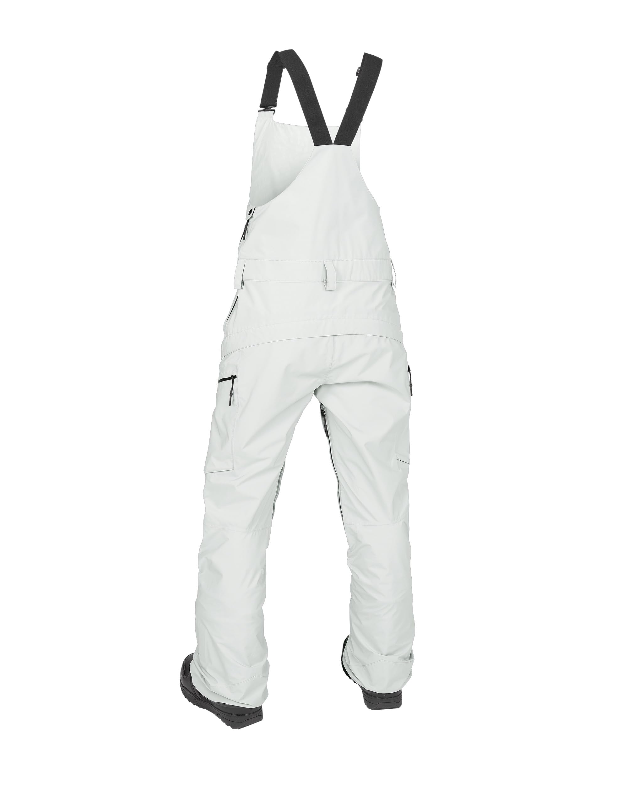 Volcom Women's Elm Stretch Slim Fit Gore-Tex Snowboard Bib Overall Cloud Grey