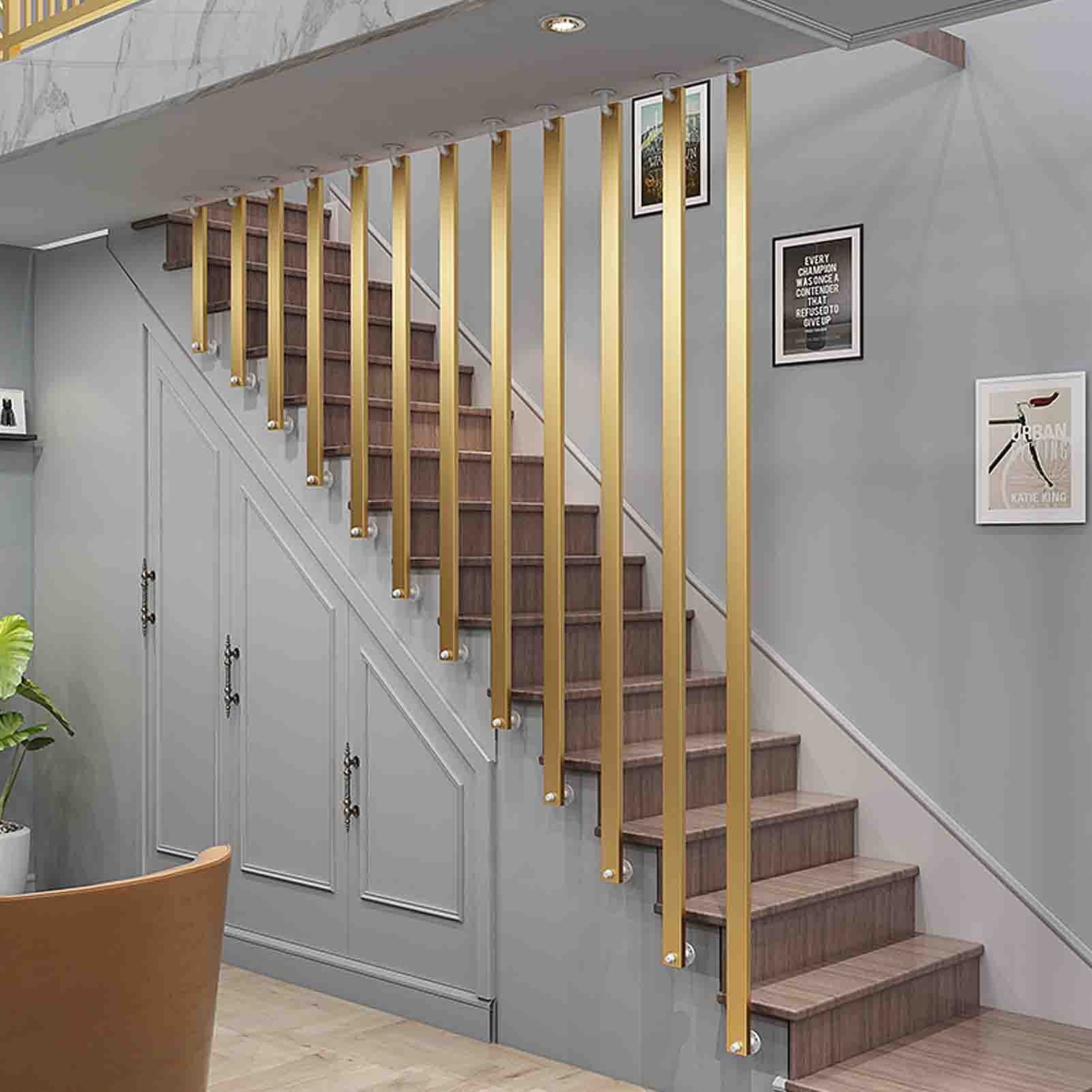 Buy Hardware Railings Water Pipe Railings For Loft 1Pcs Interior Stair ...