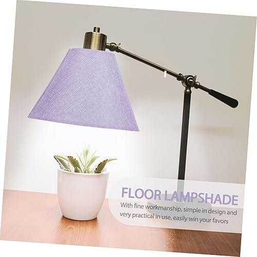 Miniatura 8 de DOITOOL Pantalla de lámpara azul para lámpara de arpillera, bombillas moradas, pantalla de repuesto para lámpara de tambor, cubierta de lámpara de