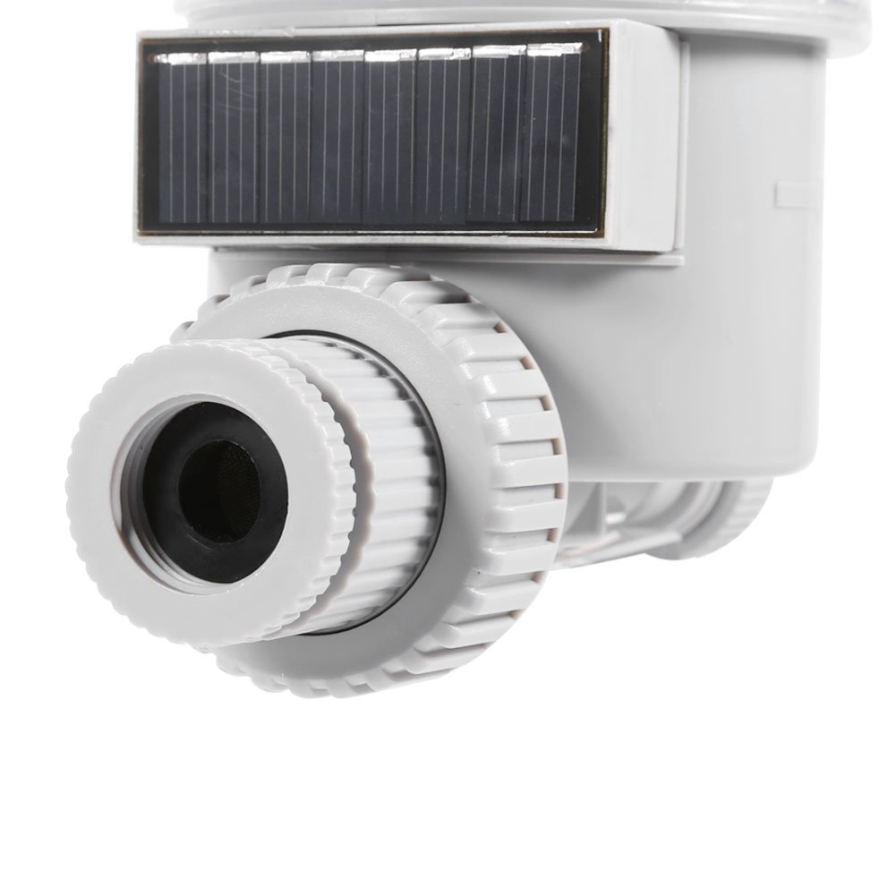 Contrôleur d'arrosage Intelligent, minuterie d'arrosage Automatique Minuterie à énergie Solaire avec écran numérique à Affichage numérique pour Herbe de Serre de pelouse de Jardin