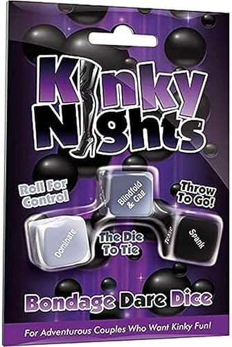 Creative Conceptions Kinky Night Juego de dados para parejas para adultos. Escenarios estimulantes para tu cita nocturna, se burlan y juegan juntos